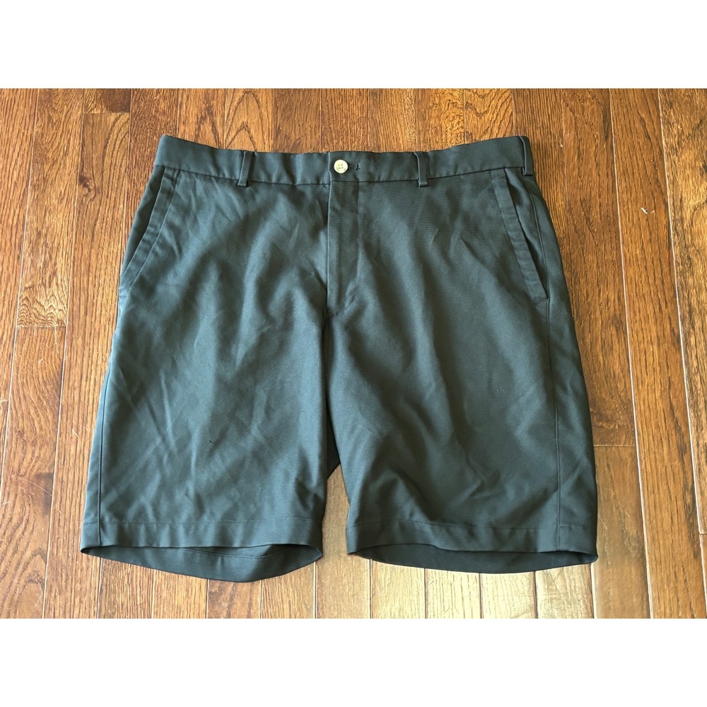 Peter Millar Crown Sport Mens Black Performance Golf Shorts 34 MEOEB82
